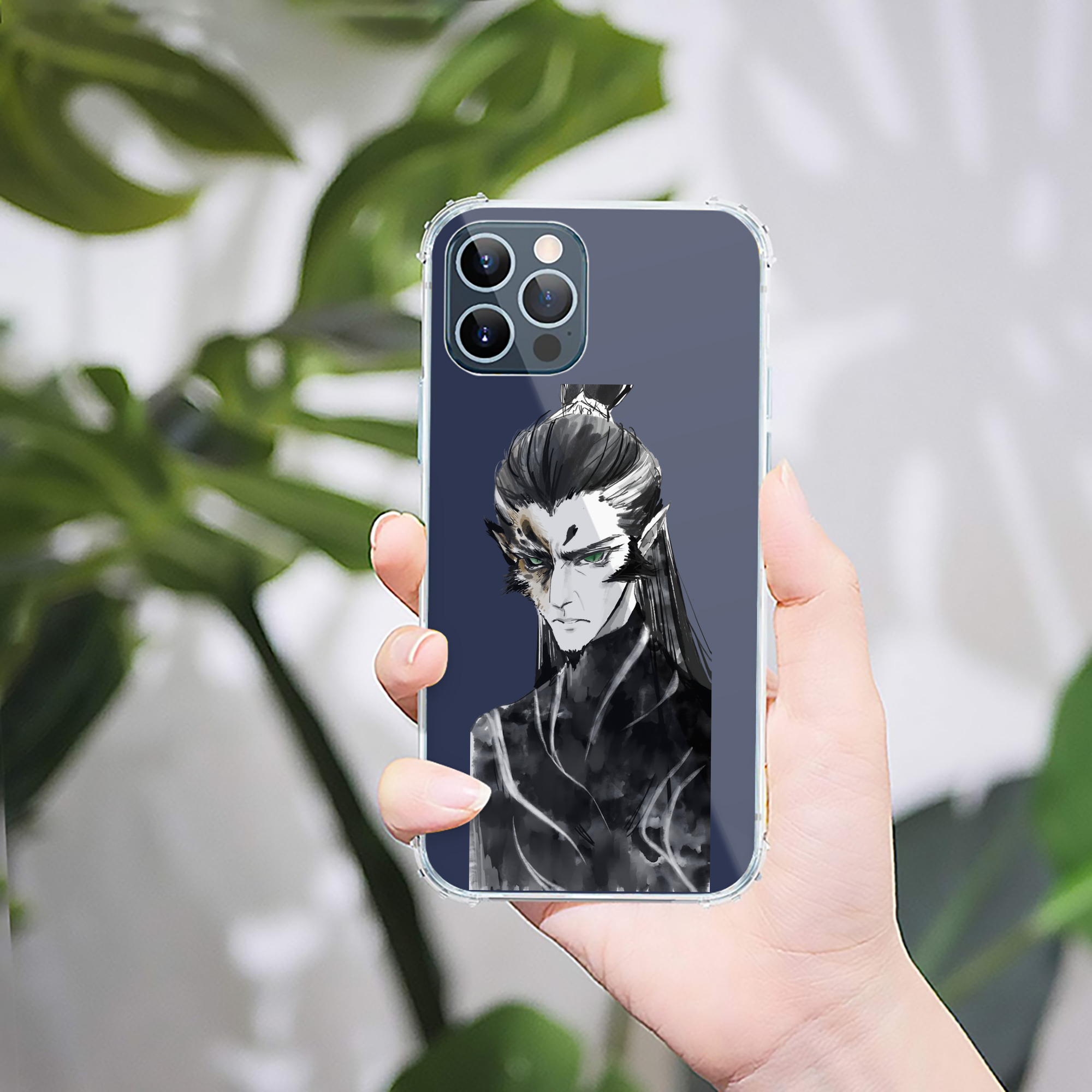 （画像用） Ne Zha 2 ナタ 魔童の大暴れ 【iPhone 12シリーズ対応】透明スマホケース（クリアソフトケース）
